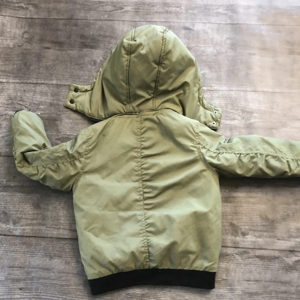 Cotton on Kids boys olive green puffer jacket